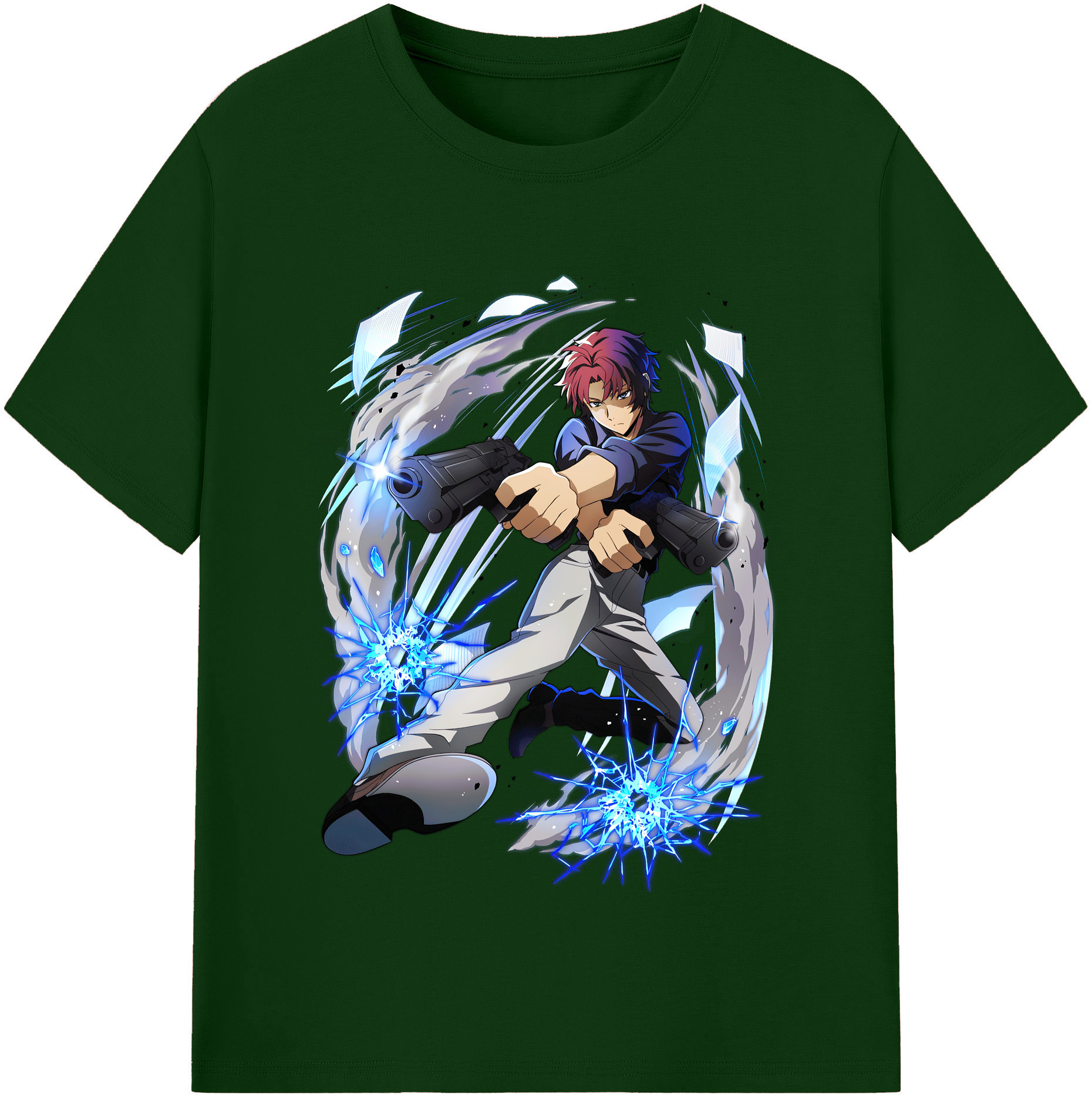 （画像用） 文豪ストレイドッグス Bungo Stray Dogs 綿100％半袖Tシャツ（フロントプリント）